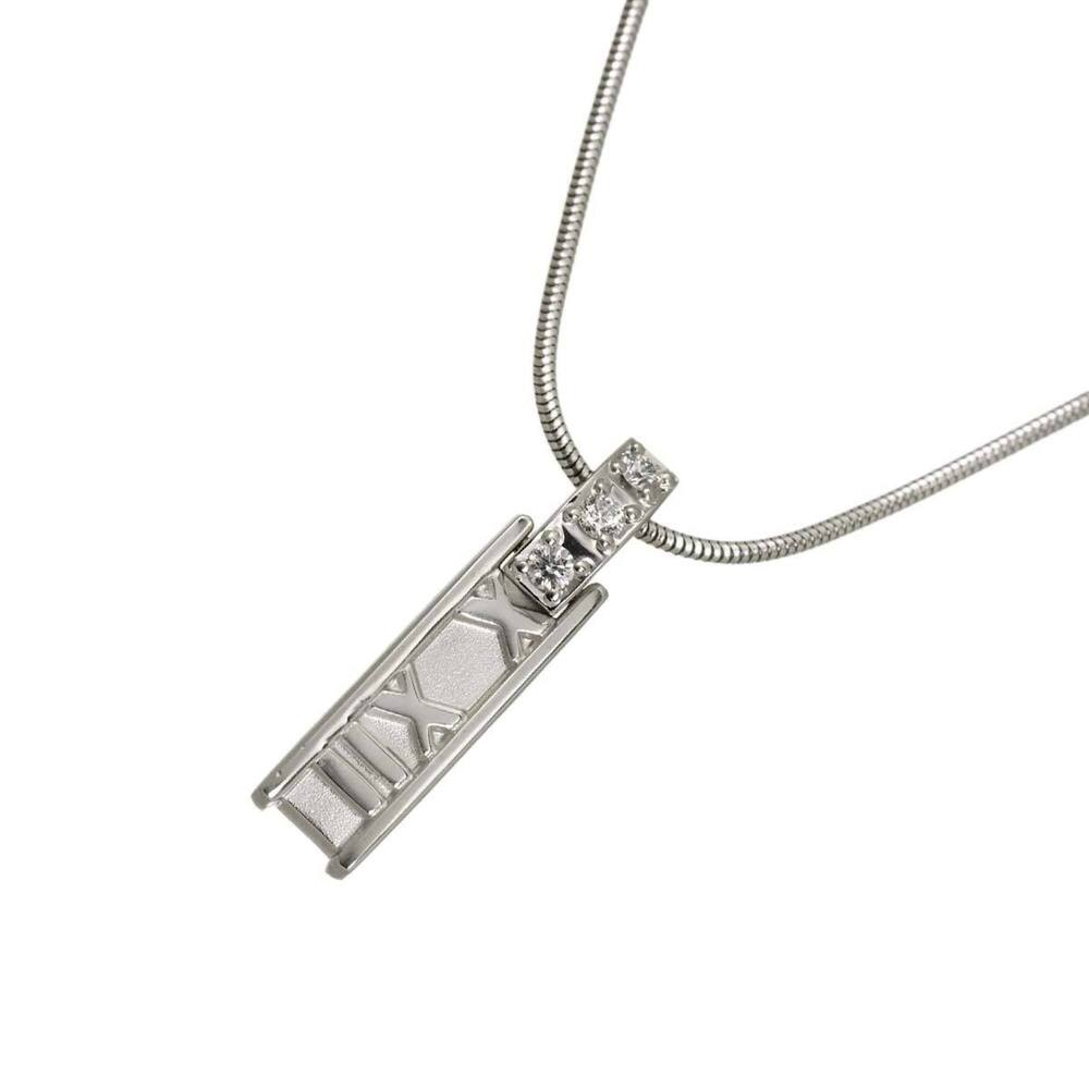 Tiffany & Co. Atlas Diamond Necklace, 40cm, 18K White Gold (750)